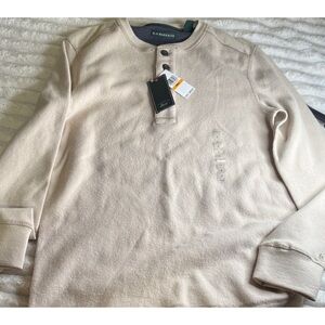 G.H. Bass & Co. Cream Crewneck Sweater